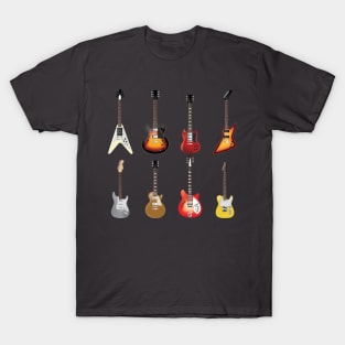 Vintage Electric Guitar Collection T-Shirt